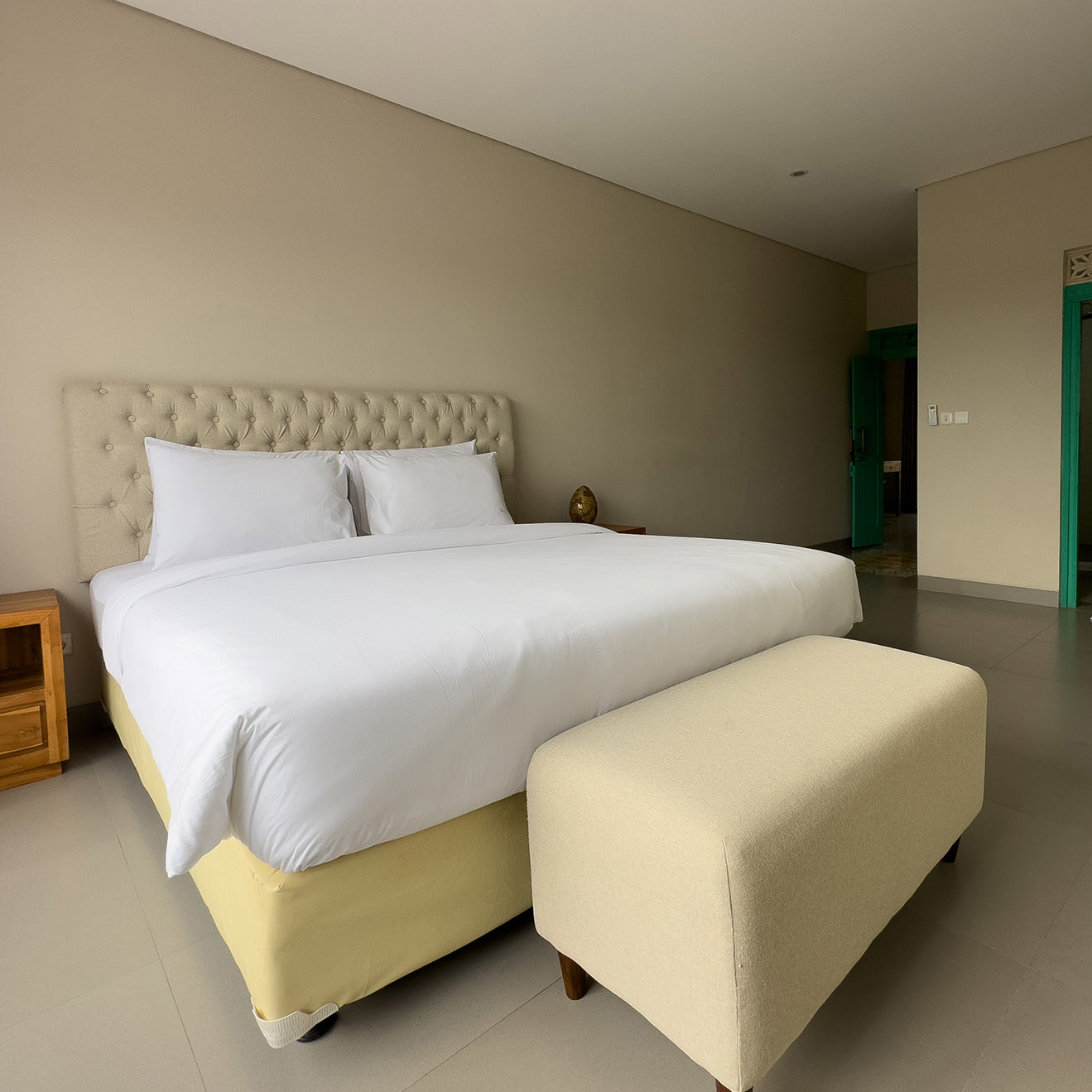 Clean, open bedrooms